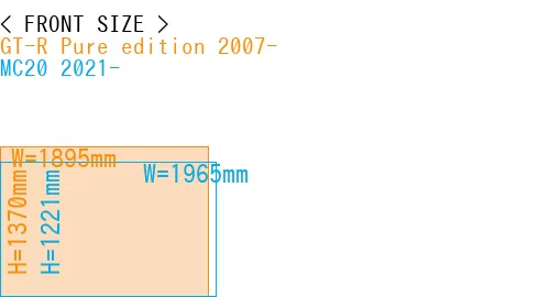 #GT-R Pure edition 2007- + MC20 2021-